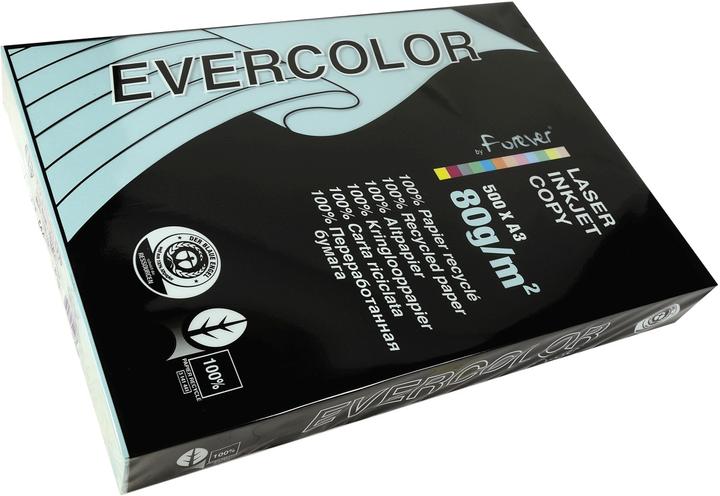 Immagine prodotto Clairefontaine Carta per fotocopie Forever Evercolor DIN A3 azzurro 80 g/m² PU=500 fogli (80 g/m², 500 x, A3)