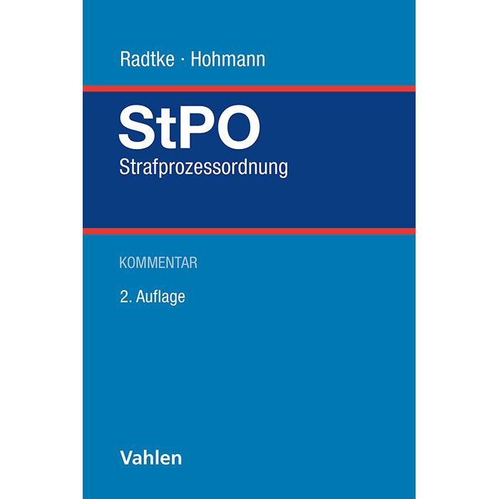 Strafprozessordnung, Fachbücher von Henning Radtke, Olaf Hohmann