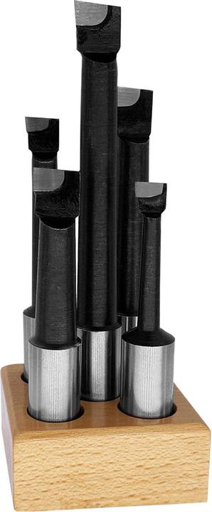 PAULIMOT Bohrstangen-Set Mit Wendeplatten, 18 Mm Aufnahme, 7-teilig In Alu-Box