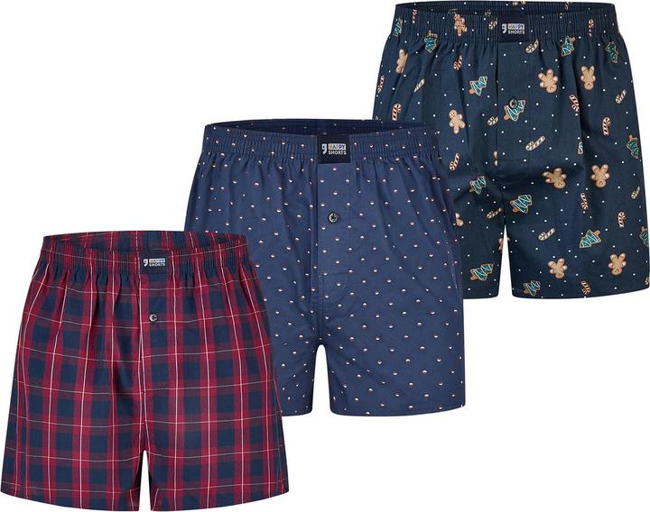 Rosso e marrone, Blu scuro