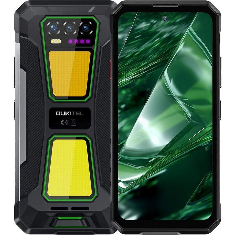 Oukitel Smartphone WP58 Pro 5G 6.7" 8/512GB 10000mAh Green (512 GB, Verde, 6.70", 5G), Smartphone, Verde