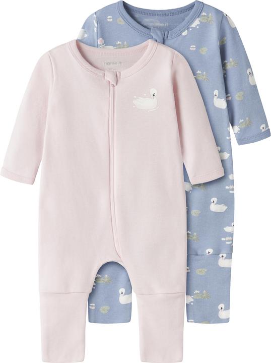 Name it Nbfnightsuit 2p Zip Ff Swan Noos