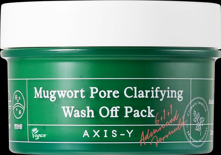 Produktbild Axis-Y Mugwort Pore Clarifying Wash Off Pack Cleansing Face Mask With Mugwort 100Ml (100 ml)