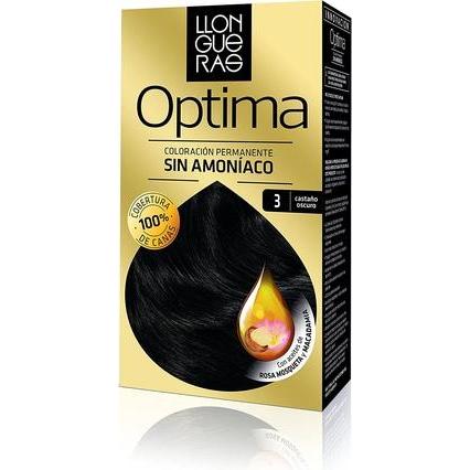 Llongueras, Haarfarbe, OPTIMA hair colour #3-dark brown (3-dark brown)