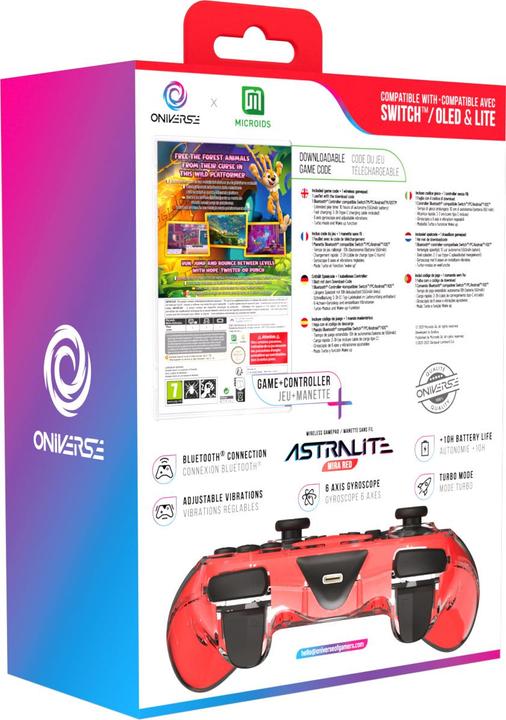 Image du produit Oniverse Astralite controller + Marsupilami Hoobadventure (Code in Box) (Switch, Switch OLED, Switch Lite)