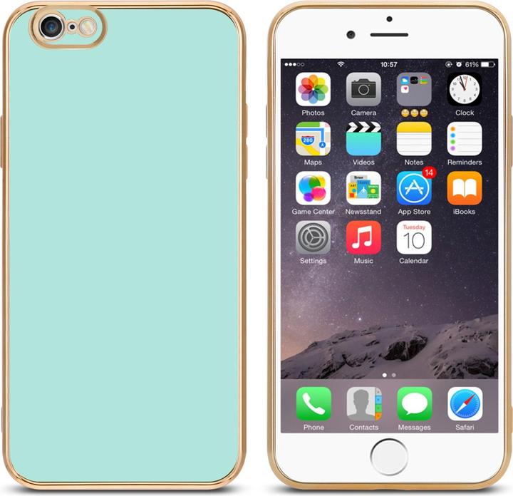 Image du produit Cadorabo Étui pour Apple iPhone 6 / 6S en TPU avec protection pour appareil photo LM130 Style (Apple iPhone 6)