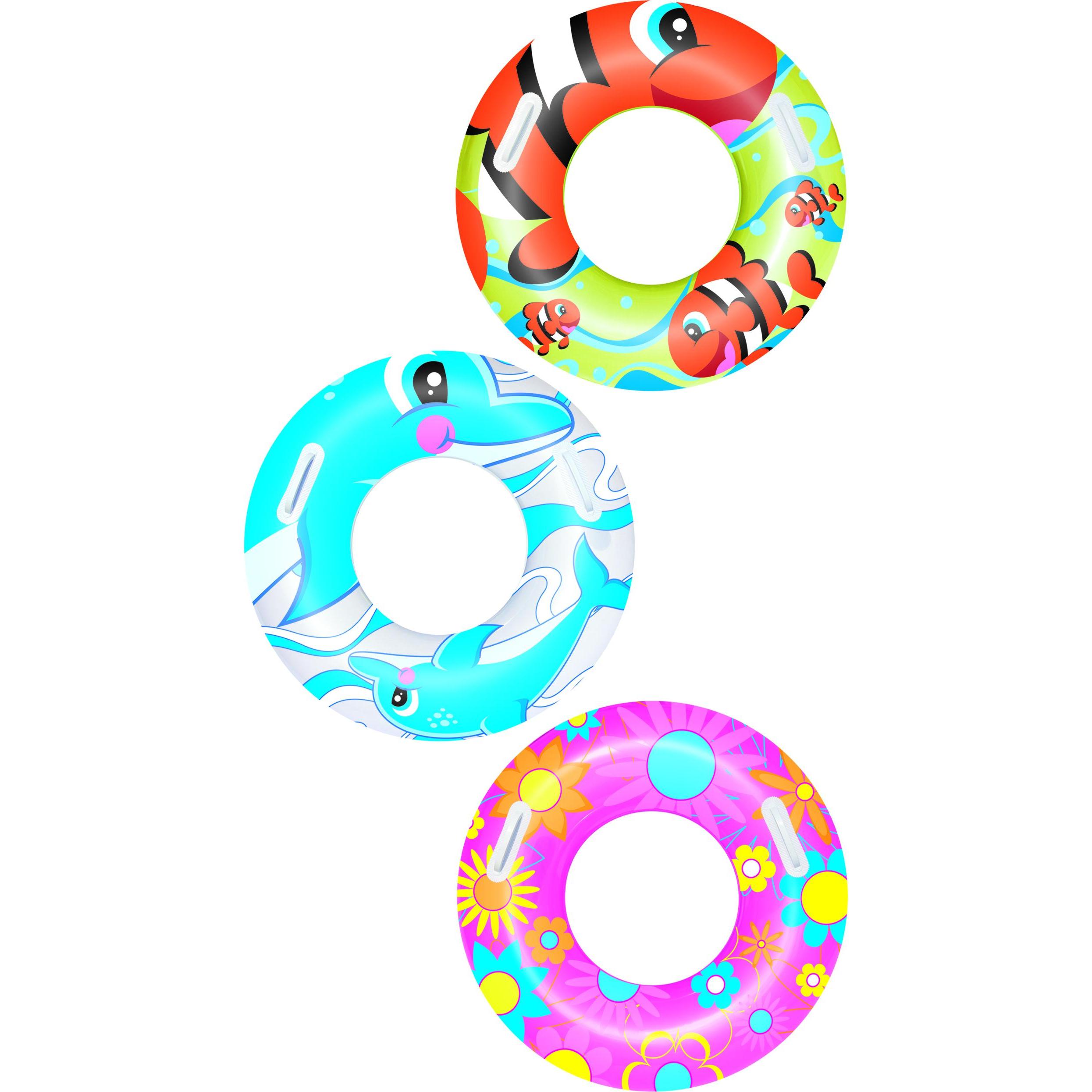 Thumbnail - Bestway Schwimmring Kiddie Ø76cm 3fach sortiert