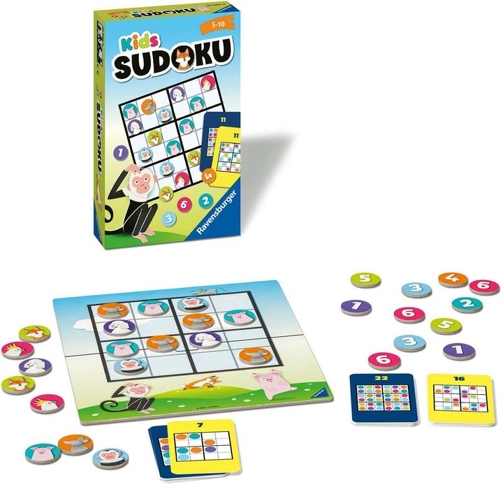 Actual product image Ravensburger Kids Sudoku (French, German, Italian, Multilingual, 5 - 10 years)