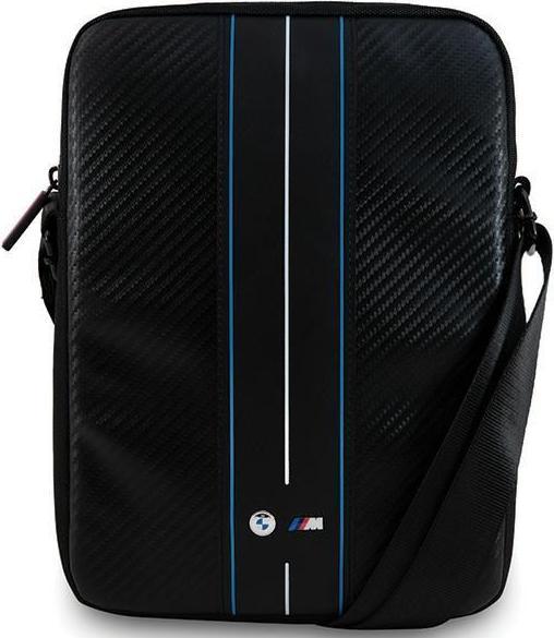 BMW Torebka BMTB10COMSCAKL 10" czarny/black Carbon Blue Stripes (10")