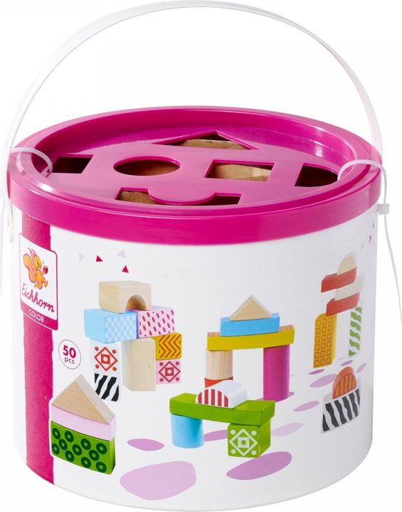 Actual product image Eichhorn Color wooden blocks 50