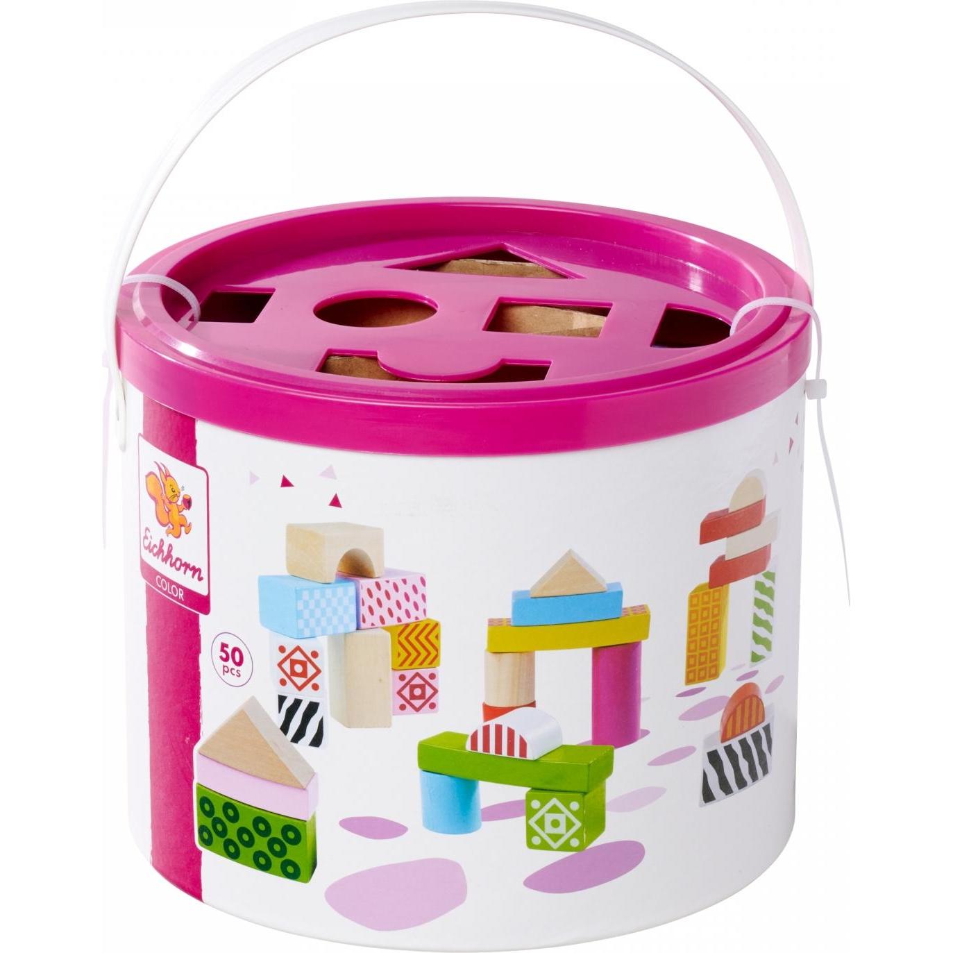 Thumbnail - Eichhorn Color Holzbausteine 50