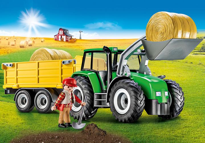 Actual product image Playmobil Tractor with Trailer (9317, Playmobil Country)