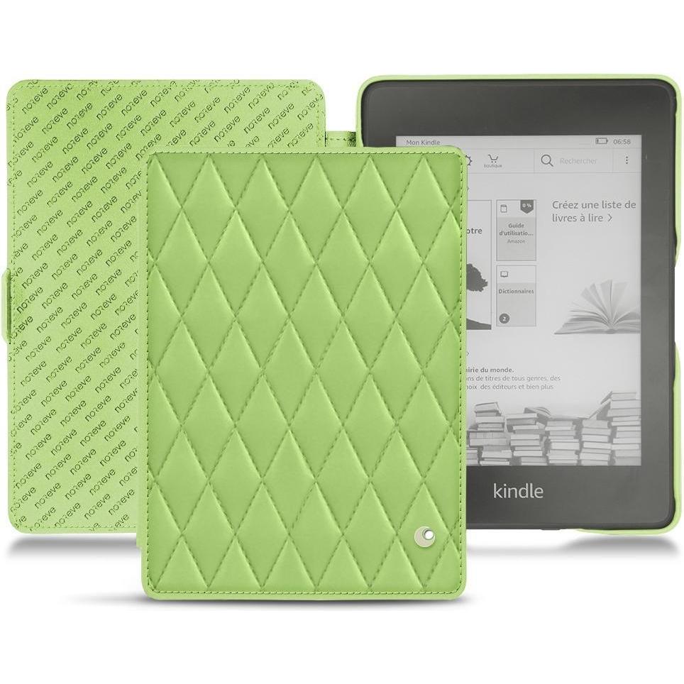 Noreve Lederschutzhülle horizontal (Kindle Paperwhite 2018), Tablet Hülle, Grün