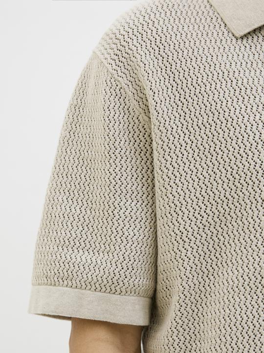 Actual product image Jack & Jones Jprblaarto Knit Polo Ss Ln (L)