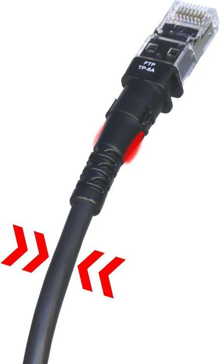 Produktbild PatchSee Patchkabel ThinPATCH Cat 6A, U/FTP, 1.8 m, Schwarz 10 Stück (U/FTP, CAT6a, 1.80 m)