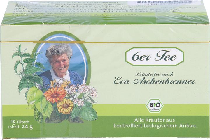 Image du produit Salus Tisane à 6 plantes d'après Eva Aschenbrenner, 15 pcs. Sachets filtres (24 g)
