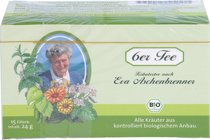Salus Tisane à 6 plantes d'après Eva Aschenbrenner, 15 pcs. Sachets filtres (24 g)