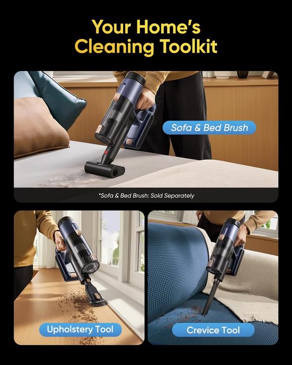 Produktbild Vexilar Akkustaubsauger mit Anti-Tangle-Bürste