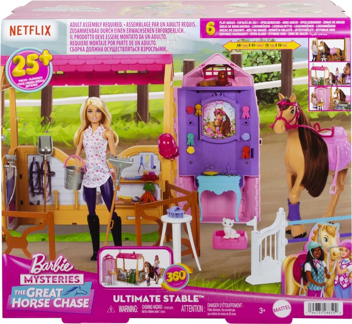 Image du produit Mattel *****Barbie stadnina koni zestaw+lalka JDN43 /1