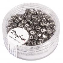 Produktbild Rayher Antique Rocailles, 4mm ø, anthrazit, 120 Stück