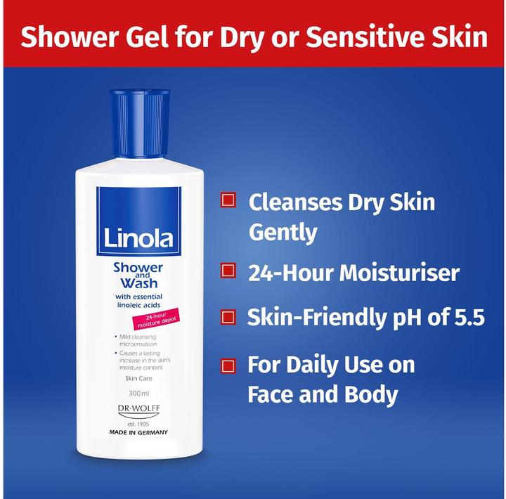 Produktbild Linola Dusch- und Waschgel (300 ml)