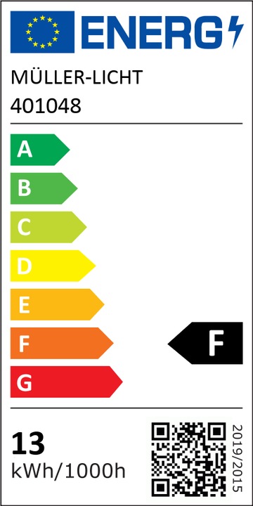 Energie-Label Müller Licht LED Leuchtmittel 12W R7s (R7s, 12 W, 1520 lm, 1 x, E)