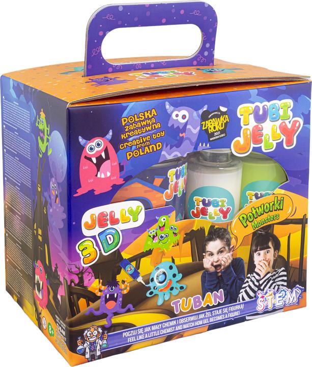 Actual product image Tuban 6-colour Tubi Jelly set with small aquarium - Monster