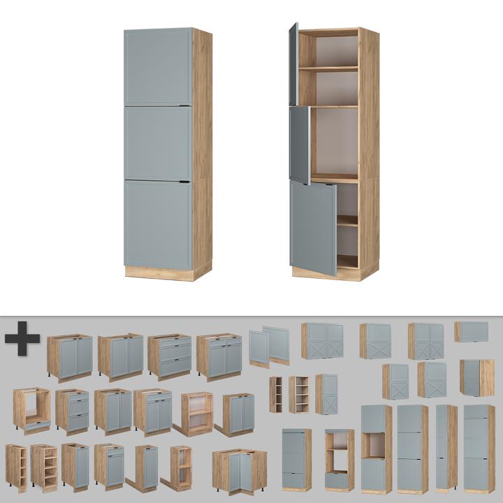 Produktbild Vicco Herdumbauschrank Fame-Line (60 x 58 x 206.80 cm)
