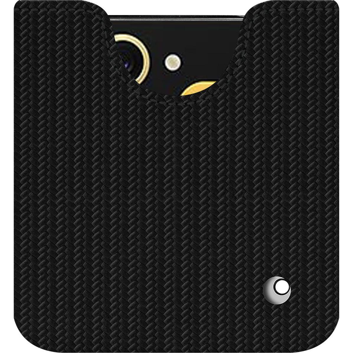 Thumbnail - Noreve Lederschutzhülle (Samsung Galaxy Z Flip6), Smartphone Hülle, Schwarz