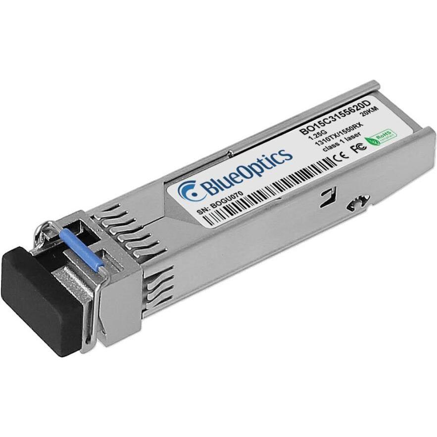 Thumbnail - BlueOptics Hirschmann 943 974-001 kompatibler SFP BO15C3155620D, Transceiver, Silber