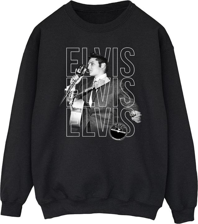 Produktbild Elvis Triple Logo Portrait Sweatshirt (M)