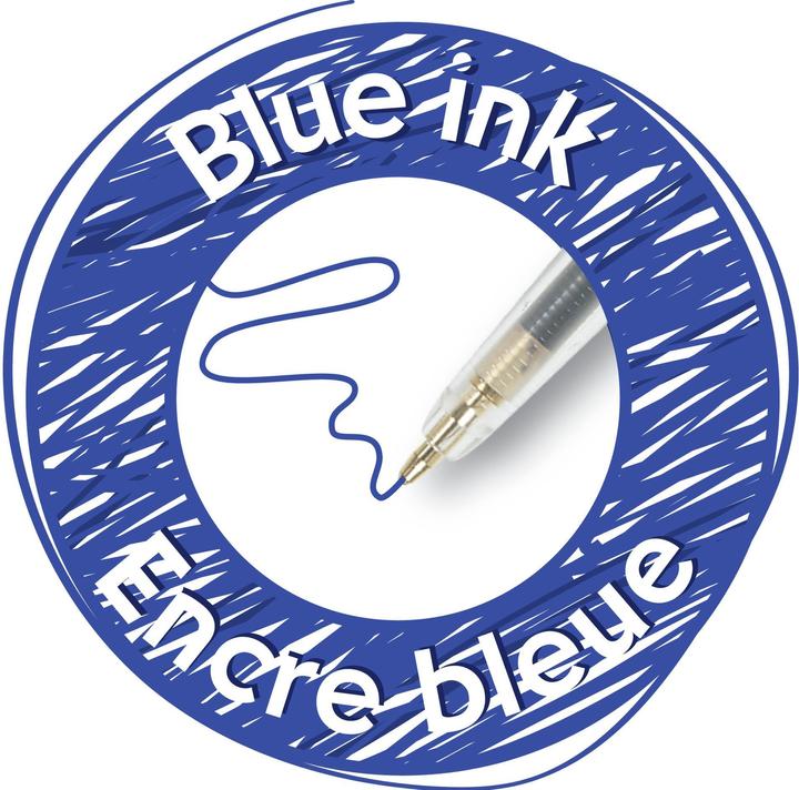 Image du produit Bic Stylo à bille 0.32 mm, 50 pièces, bleu (Transparent, Bleu, 50 x)