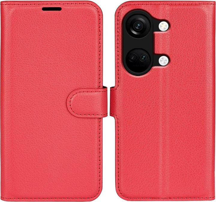 Image du produit Cover-Discount OnePlus Nord 3 - Étui en cuir rouge (OnePlus Nord 3)