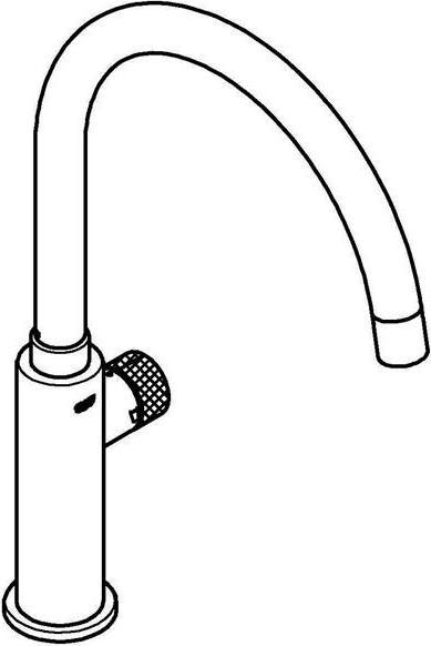 Produktbild Grohe Kaltwasser Armatur Blue chrom glänzend 31724000