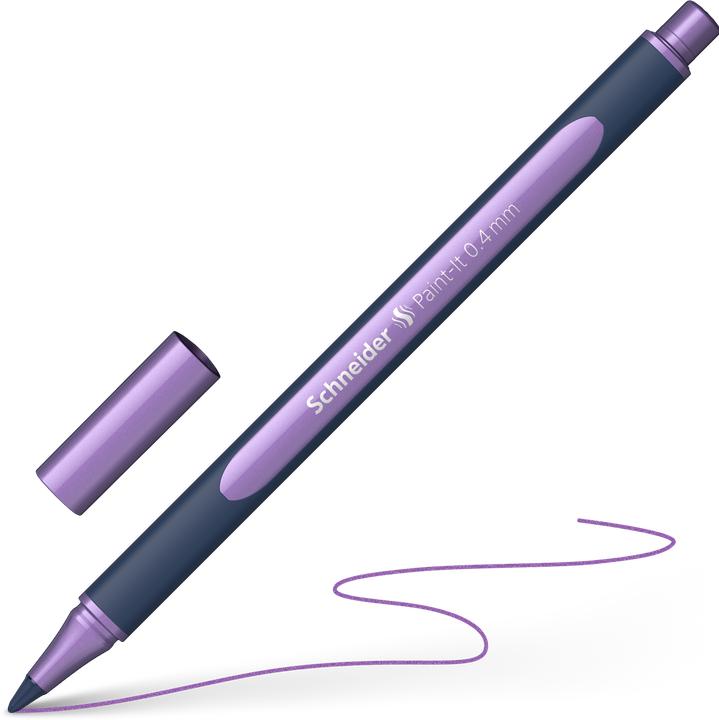 Actual product image Schneider Paint-it rollerball (Frosted Violet Metallic, 1 x)