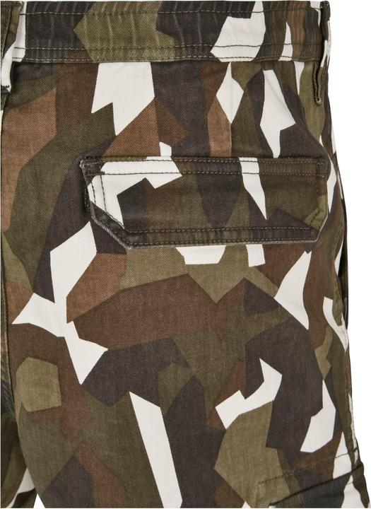 Actual product image Urban Classics Geometric Camo Stretch Twill Cargo Pants (32)
