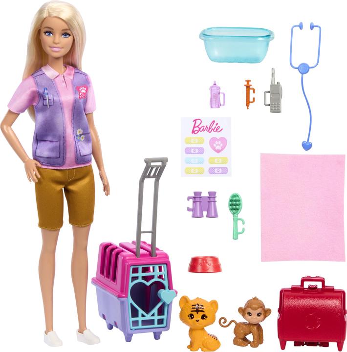 Produktbild Barbie NEW Animal Rescue & Recover Playset