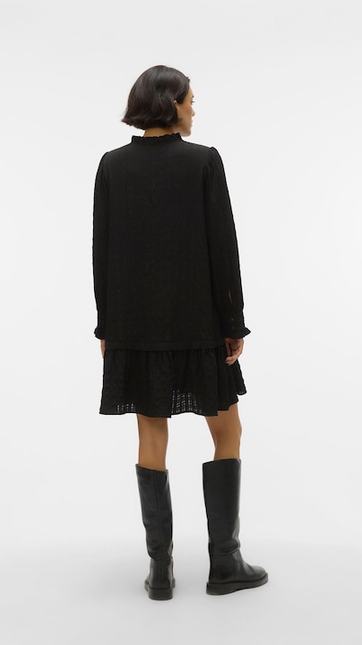 Produktbild Vero Moda Normal geschnitten Hoch geschlossen Ärmelbündchen mit Knopf Kurzes Kleid Kleid (S)