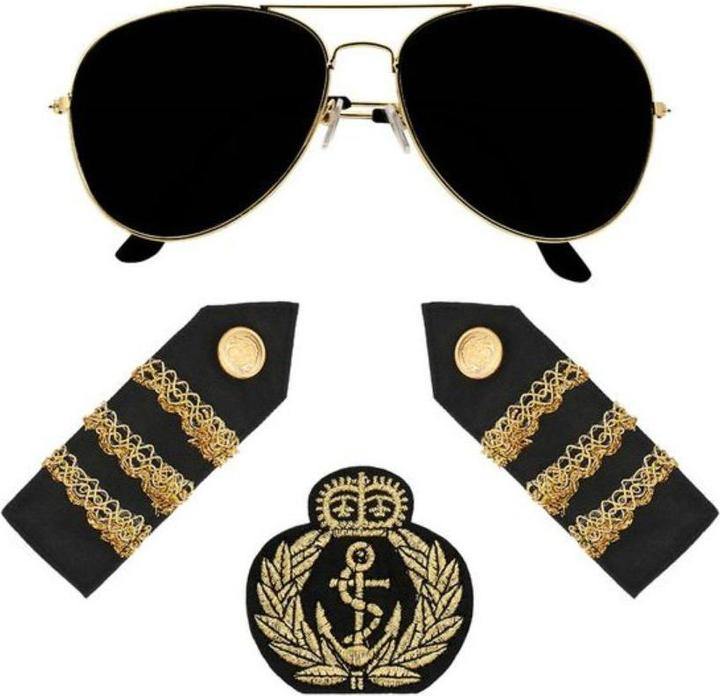 Produktbild Boland Déguisement - Capitaine (4pcs)