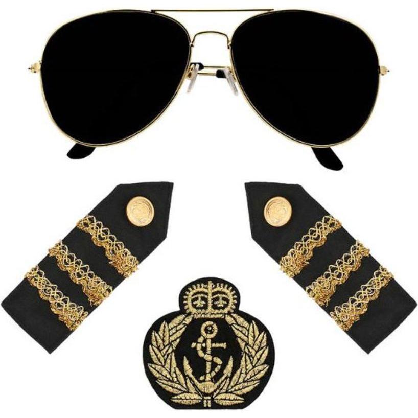 Boland Déguisement - Capitaine (4pcs)