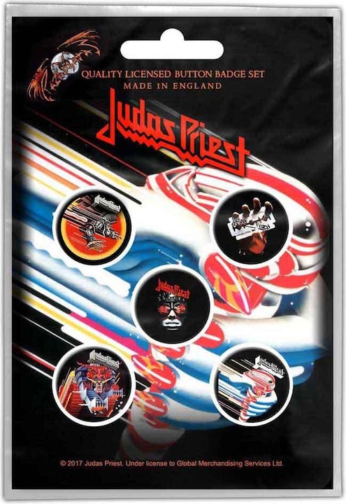 Judas Priest Turbo Abzeichen (5er Pack)