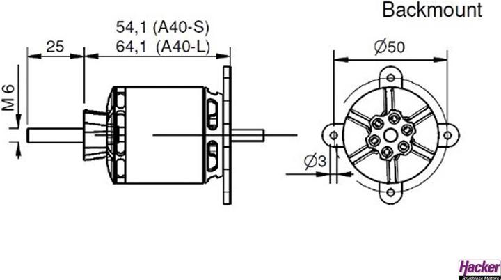 Actual product image Hacker Airplane model Brushless Elektromo