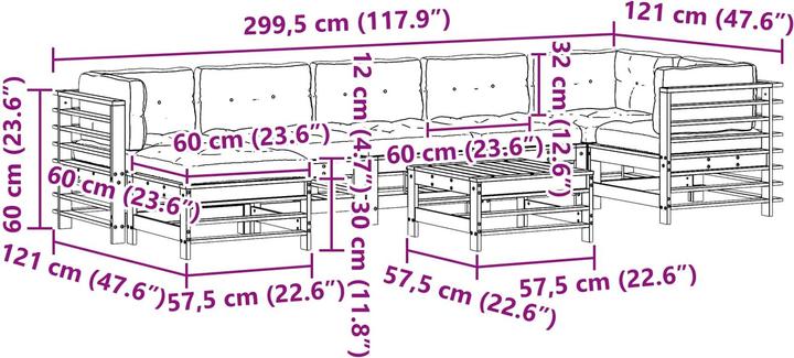 Produktbild vidaXL Garten-Lounge-Set