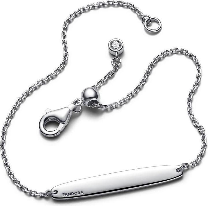 Immagine prodotto Pandora Engravable Bar Chain Bracelet (16 cm, Argento 925)