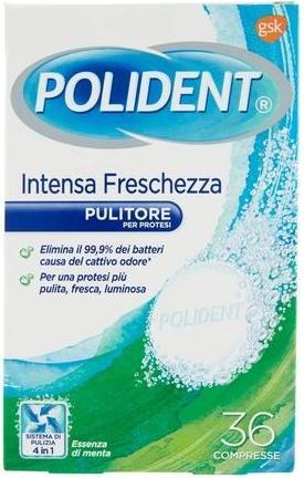 Actual product image GSK POLIDENT Triple Fresh Compress 36 pcs - Toothpaste