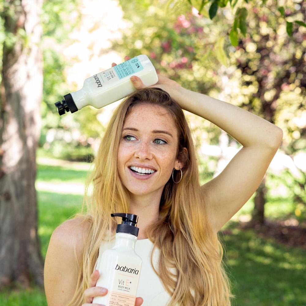 Thumbnail - Babaria, Bodylotion, VITAMIN B3+ body milk 100% vegan 500 ml (Körpermilch, 500 ml)
