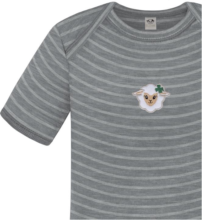 Actual product image Normani Set of 2 baby merino bodysuit short sleeves "Tauranga" - 9293 (74)