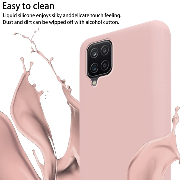 Actual product image Cadorabo TPU Cover Mobile Phone Chain Liquid (Samsung Galaxy A12, Samsung Galaxy M12)