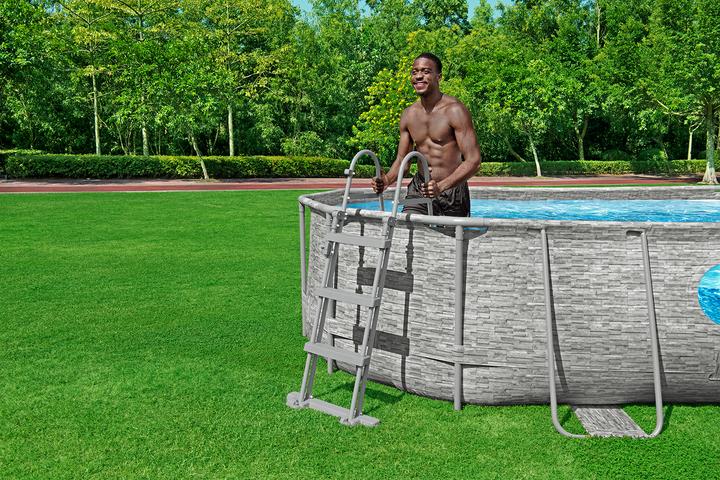 Actual product image Bestway Flip & Lock™ Above Ground Pool Ladder 1.07 m