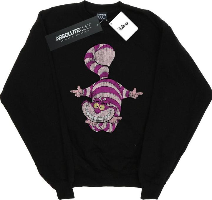 Produktbild Disney Mädchen Alice im Wunderland Cheshire Cat Upside Down Sweatshirt (140, 146)